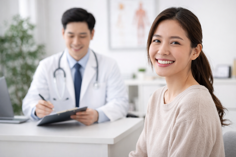 บรรยากาศภายในคลินิก พร้อมให้บริการ (ไม่มีตัวหนังสือในภาพ)