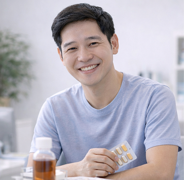 ผู้รับบริการให้ความเห็นเชิงบวก (ไม่มีตัวหนังสือในภาพ)